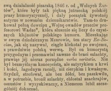 nekrolog Faustyna Świderskiego, Kłosy 1058, 1885 r, cz.2.jpg