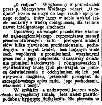 Wolfke, odczyt, G.Cz. 84, 1908 r., cz.1.jpg