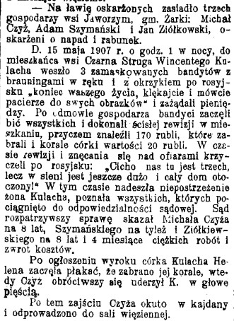 napad i wyrok na mieszkańców Jaworznika, G.Cz. 140, 1908 r..jpg