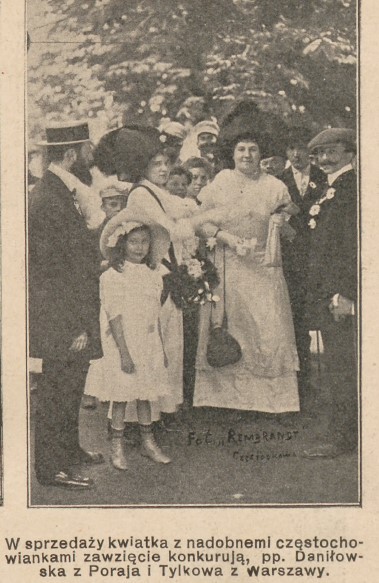 Dzień kwiatka w Częstochowie, Świat 27, 1911 rok, cz.3.jpg