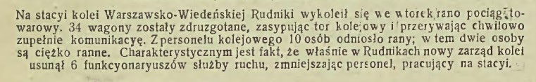 Katastrofa kolejowa w Rudnikach, Świat, 13, 1911 r., cz.1.jpg