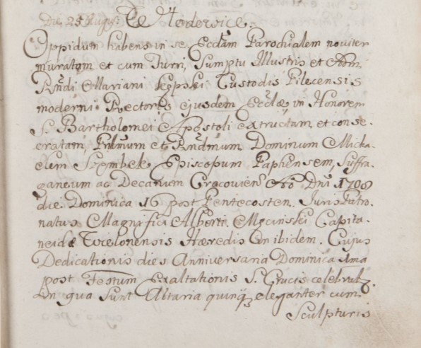 wizytacje parafii dekanatu lelowskiego, Włodowice, 1711 r. cz.1.jpg
