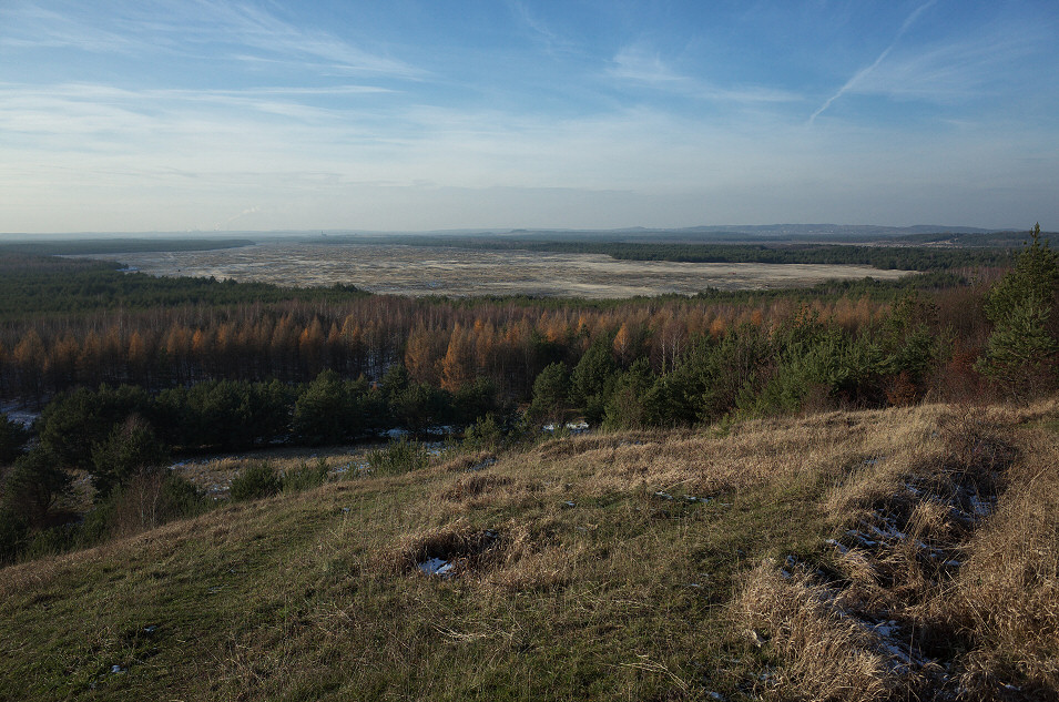 Widok na Pustyni Bdowsk z Czubatki, Klucze