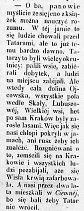wycieczka do Ojcowa, artykuł z 1863 roku, T.I. 217, cz.6.jpg