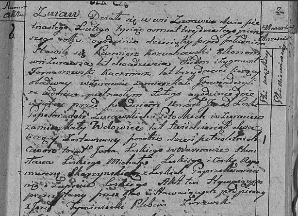 Józef Leski, akt zgonu, zm.15.02.1831 r..jpg