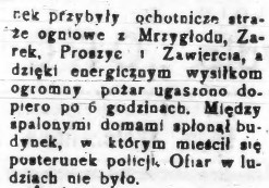 pożar we Włodowicach, Iskra 78, 1921 r., cz.2.jpg