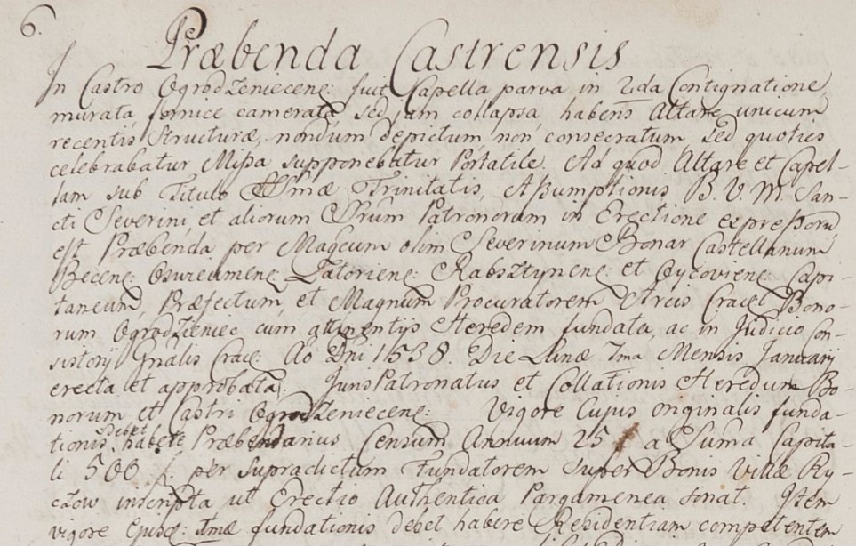 zamek Ogrodzieniec, kaplica, 1763 r., cz.1.jpg
