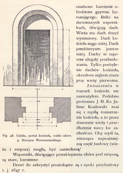 Maryan Wawrzeniecki, opis koscioła w Gieble 1903, cz.6, Spr. Kom. T. 8 .jpg