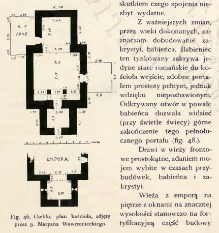 Maryan Wawrzeniecki, opis koscioła w Gieble 1903, cz.3, Spr. Kom. T. 8 .jpg